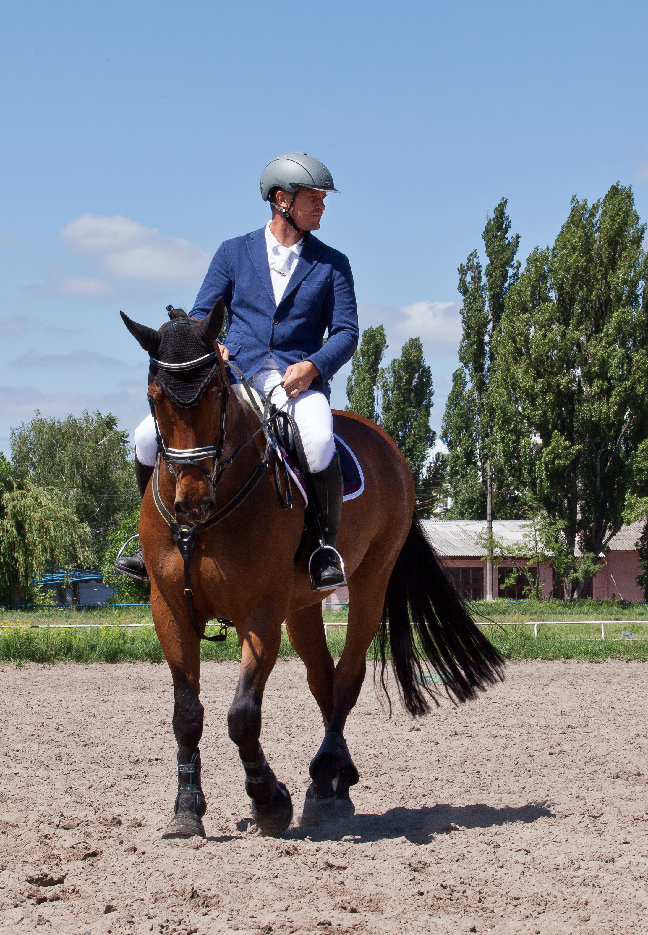 Всадник в действии